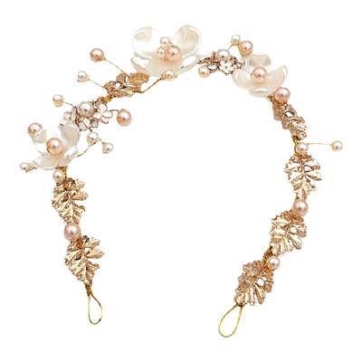 花环头饰小女孩森系晚礼服裙韩版