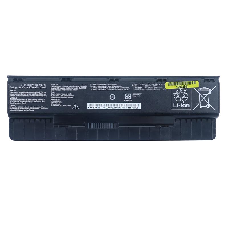 适用于华硕ASUS N46VZ N56VM N56JR B53JR N76VM A32-N56 N46 A33-N5 笔记本电脑电池