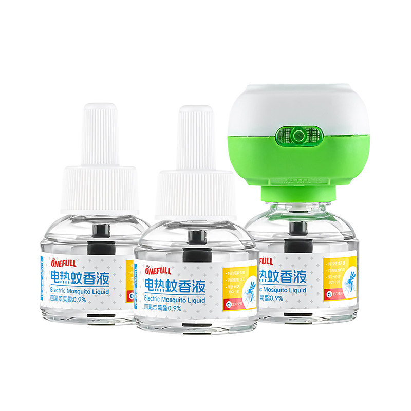 ONEFULL电热蚊香液加热器驱蚊液水插电式家用便捷式灭蚊液