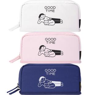 官方旗舰店 日本kokuyo国誉Noritake联名HACOHACO笔袋多功能桌面收纳包大容量可站立