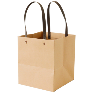 一白 包装礼品服装牛皮纸茶具茶杯碗手提袋小纸袋子拧袋定做