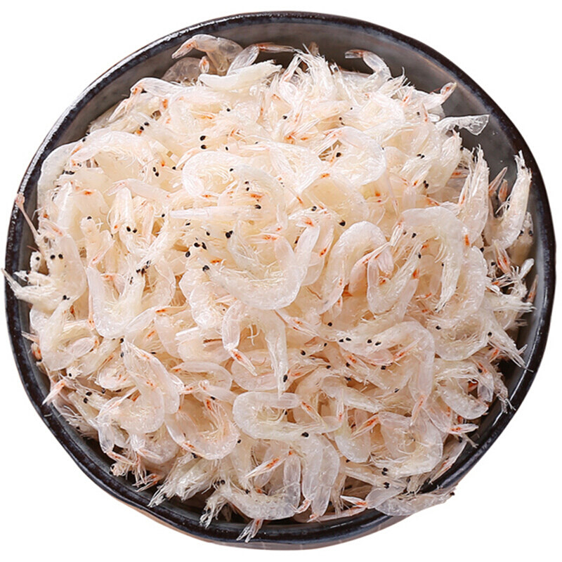 虾皮福建连江特产淡晒虾皮虾米即食虾皮海米海鲜干货淡干新鲜虾皮