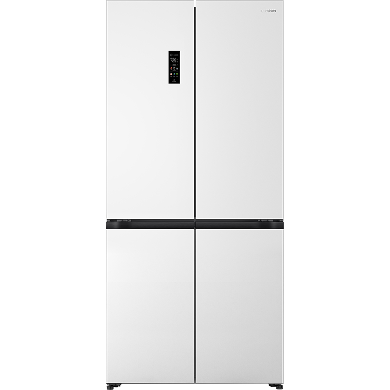 容声方糖505L主动双净双系统十字门家用超薄嵌入式电冰箱白色制冰