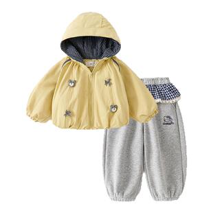 女童套装冬季加绒童装2025新款宝宝时髦洋气超好看高级感韩系冬装