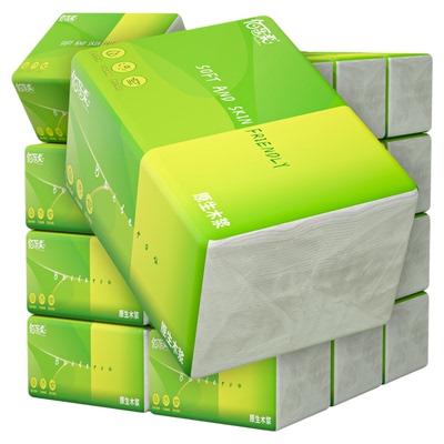 佰乐柔加厚抽纸大包实惠装