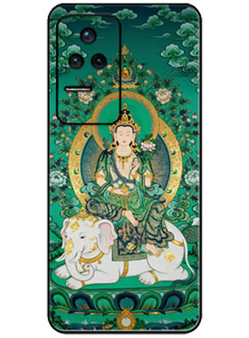唐卡菩萨佛像转运吉祥传统手机壳