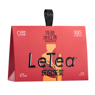 LeTea乐品乐茶冰红茶冷泡茶冷萃袋泡茶包高端原叶0糖0脂饮料10包