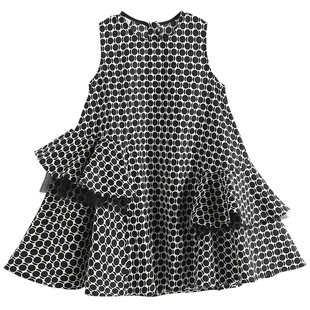 女童连衣裙2026新款中大童夏季无袖波点裙子夏款韩系穿搭儿童夏装