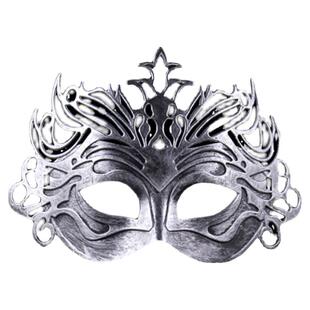 万圣节成人仿古面具化妆舞会面具半脸女面具古罗马斗士皇冠面具