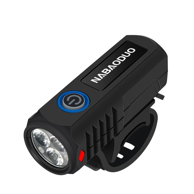 自行车灯公路车夜骑灯前灯儿童夜间照明灯山地车充电强光手电筒