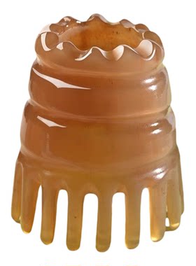 牛角梳正品梳头头疗专用圆筒刮痧器头部经络洗头梳子女头皮按摩梳