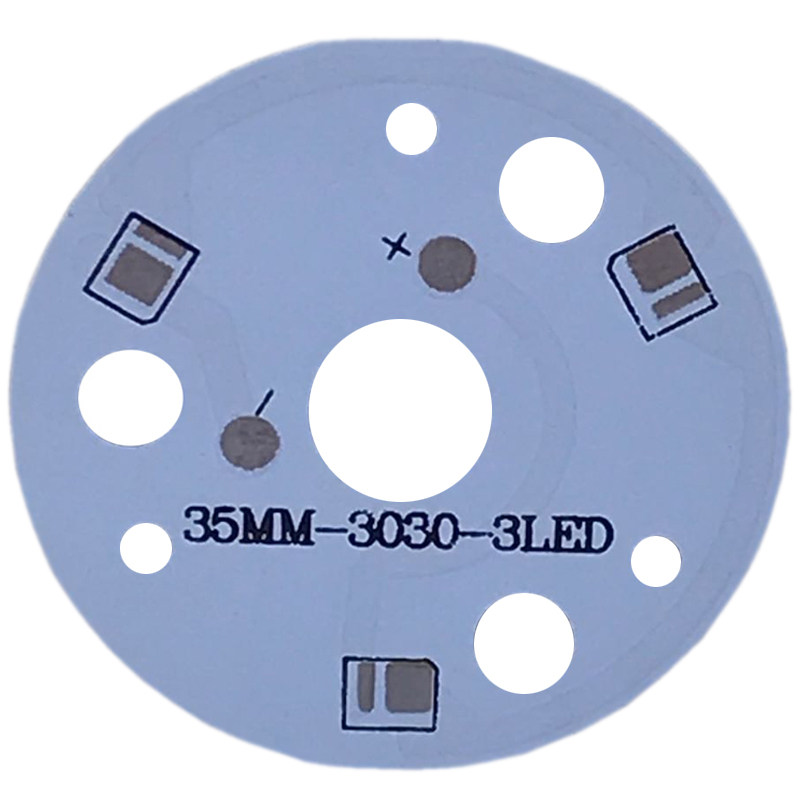 3030灯珠铝基板2835圆形电路板LEDSMD贴片PCBLED灯具配件DIY1到6W