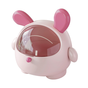 桌面垃圾桶高颜值可爱迷你小号家用带翻盖客厅卧室儿童床头柜书桌