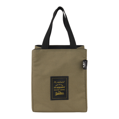 MSQUARE便当袋防水保温袋铝箔日式饭盒袋手提包上班族饭盒包男