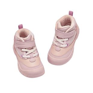 戴维贝拉儿童棉鞋保暖运动鞋2025冬季新款女童冬鞋学步高帮加厚