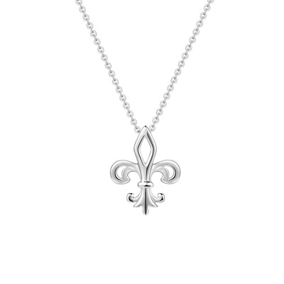 明牌珠宝铂金PT950鸢尾项链