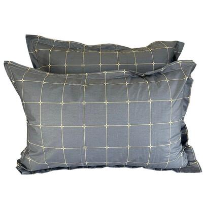 纯棉枕套带拉链100全棉加厚加密