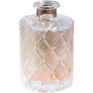 掬涵小口迷你花瓶复古玻璃欧式办公室花器香薰瓶干花插花水培客厅