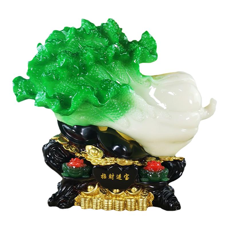 树脂招财白菜家居摆件