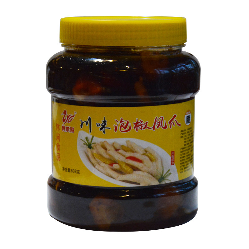 客家风味罐装香辣味泡椒凤爪正宗龙岩泡鸡爪福建闽西特产泡爪零食
