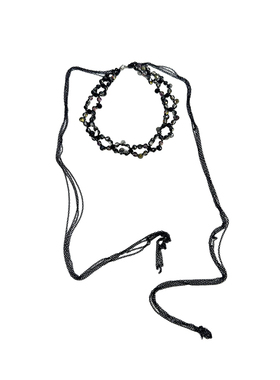 流苏复古手工珠串项链