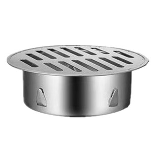 室内户外内插直排50/75管圆形PVC地漏盖防堵防鼠110管排水过滤网