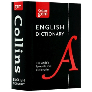 英文原版字典 袖珍柯林斯词典 Collins English Dictionary 柯林斯英英字典 迷你版轻便 英文版英语原版正版进口书