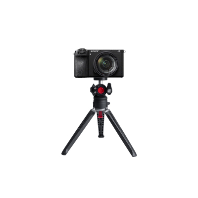 桌面铝合金三脚架配件适用于Sony/索尼A6700微单相机自拍杆三脚架桌面直播户外vlog拍摄支架专用三角架