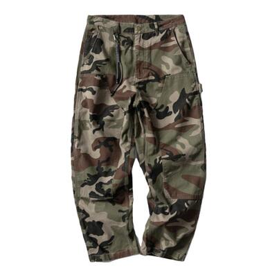 美式VIBE双膝迷彩伐木工装休闲裤
