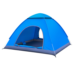 露营帐篷户外折叠便携式全自动野营过夜装备儿童帐篷室内沙滩公园