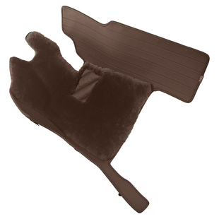 蔚来ES8专用羊剪绒脚垫ES6 ES7 ET7羊皮毛一体地毯式真牛皮脚垫