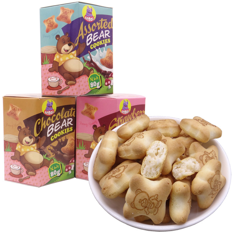 河马莉进口综合巧克力味灌心饼干