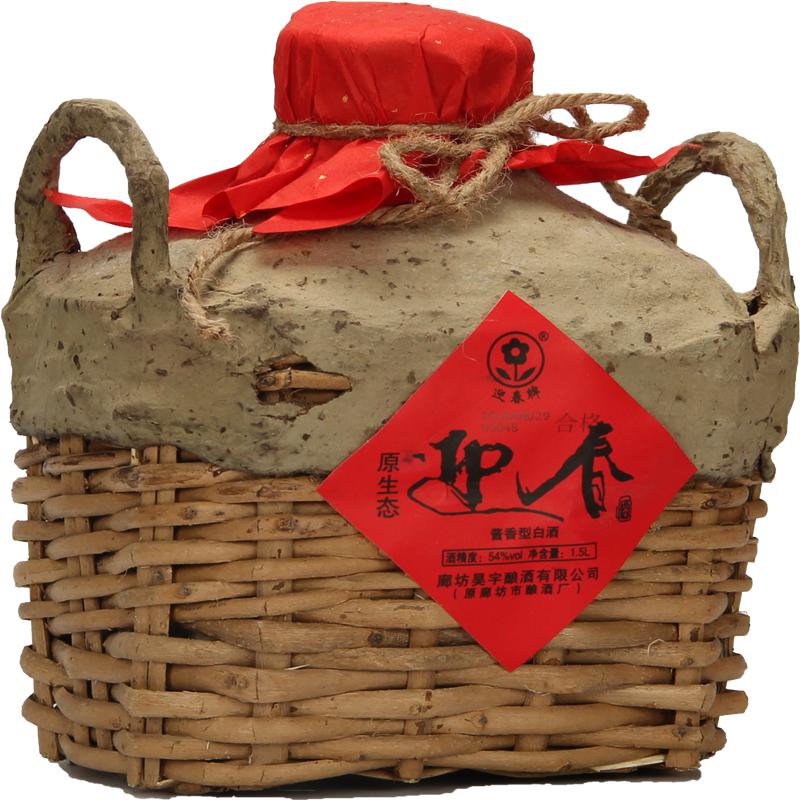 迎春原生态54度1.5l坛装酱香型酒