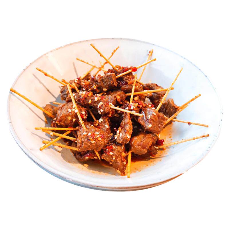 湖南特产麻辣牙签牛肉即食小吃