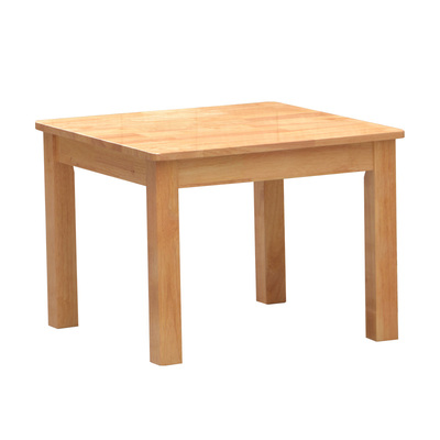 实木家用原木小方桌茶几小户型边几桌子长方形简约中式学生书桌