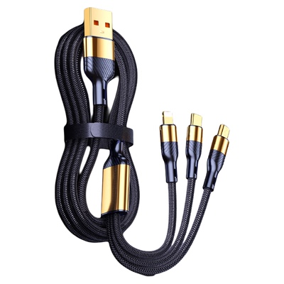 黑色快充数据线1.3m|千人加购