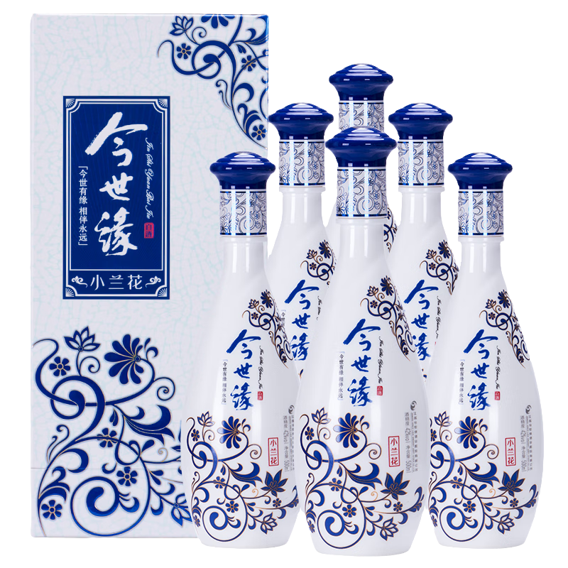 今世缘小兰花浓香型白酒口感醇厚