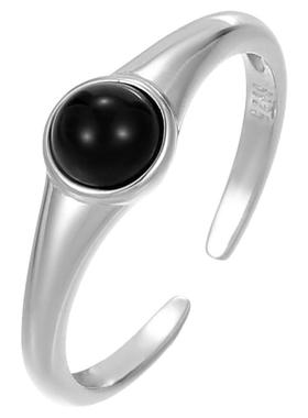 黑玛瑙食指戒本月新品限时优惠