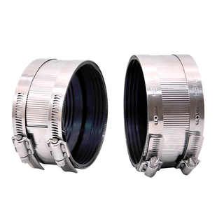 铸铁管卡箍不锈钢管束110排下水管4寸加宽喉箍抱箍接头PVC管卡箍