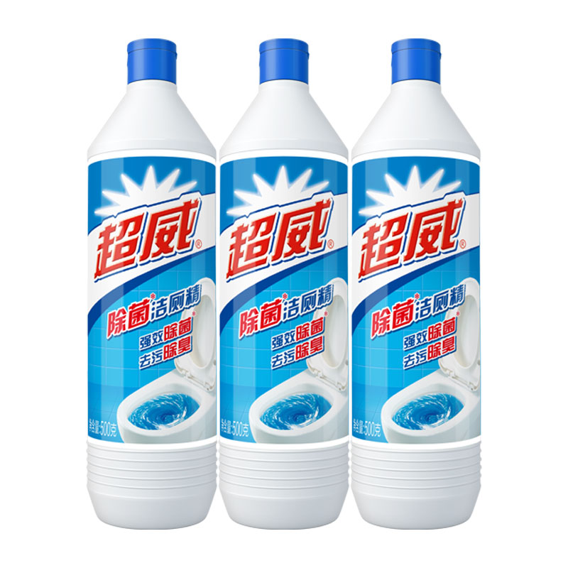 超威洁厕灵液洗厕所马桶除臭清洁剂神器除菌垢去黄异味强力去污净