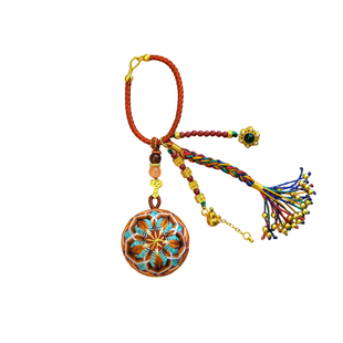 【敦煌艺术馆联名款】顿喜非遗绣球敦煌联名款包包挂件伴手礼