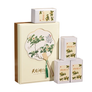 茶二叔官方旗舰店2025年新茶天目湖白茶茶叶礼盒装250g溧阳特级