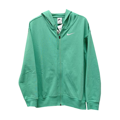 耐克Nike女连帽刺绣LOGO夹克外套