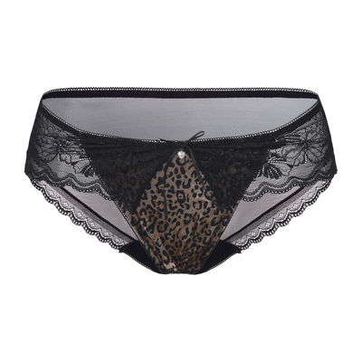 「LA」Wild Bloom·野性绽放丨边界系列*气质豹纹美学丝绒内裤女