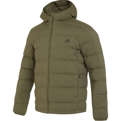 Adidas/阿迪达斯正品冬季新款男士运动保暖连帽羽绒服IK3173