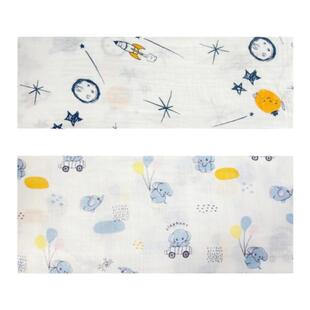 婴儿竹棉单层纱布包单夏季盖毯儿童超薄浴巾新生宝宝外出防风盖巾