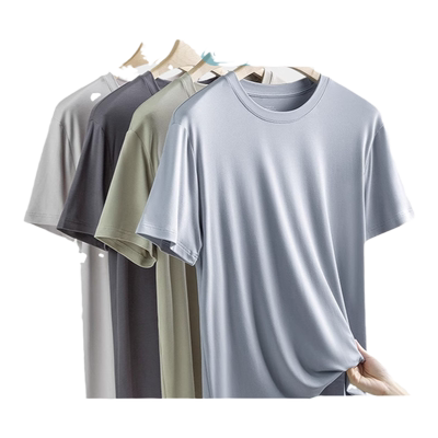 双面莫代尔男士吸汗修身