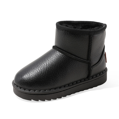 abckids女童秋冬加绒加棉雪地靴