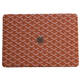 托特纹橘橙款2024新款苹果电脑保护套适用于macbookprom113保护壳笔记本air15macm2air13macbookpro16寸外壳