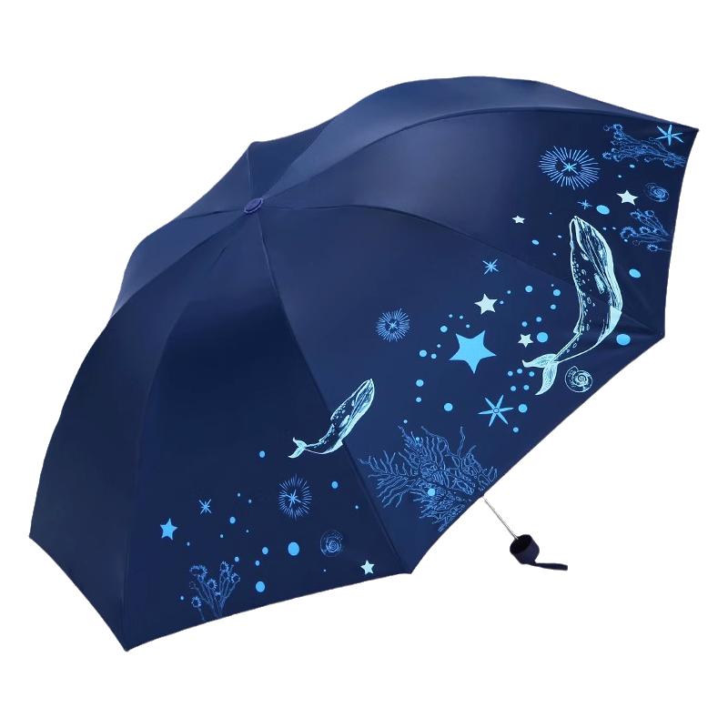 天堂防晒银胶太阳伞女两用晴雨伞